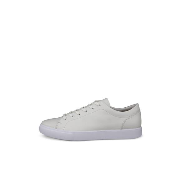 ECCO MEN\'S 46 SOFT 7 TRIPLE WHITE LEATHER SNEAKER NIB 47036401007 main image 5